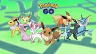 Eevee and its eeveelutions (Image via The Pokemon Company)